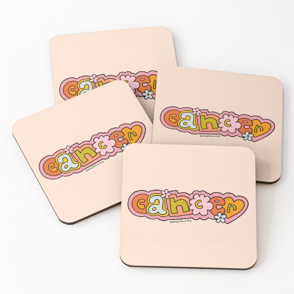 Item preview, Cancer Zodiac Doodle Letters designed and sold by doodlebymeg.