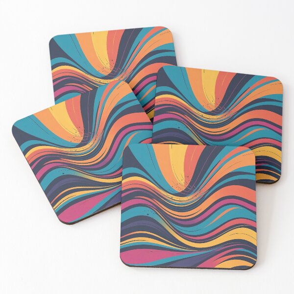 Item preview, Rhythms Wave Abstract Art designed and sold by SeamPix.