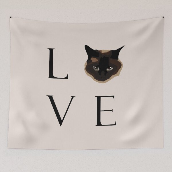 Item preview, Siamese Cat Love designed and sold by alexiia54.