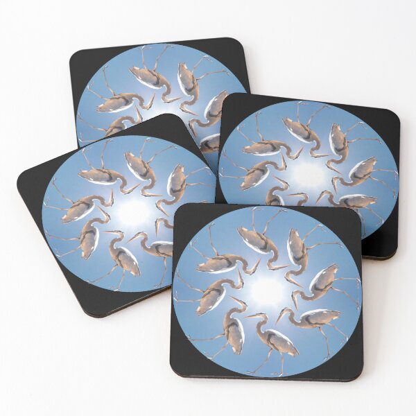 Item preview, Blue Heron Wheel in the Sun Staggered Checkerboard designed and sold by Art in My Loft.