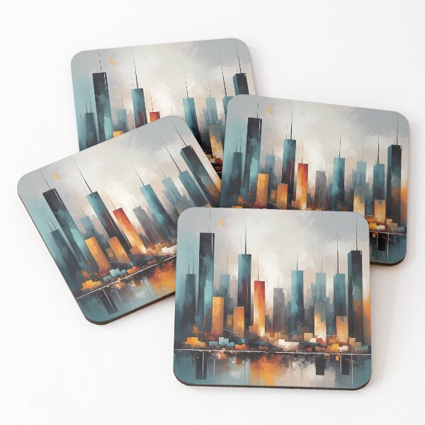Item preview, Cityscape Abstract Art designed and sold by SeamPix.