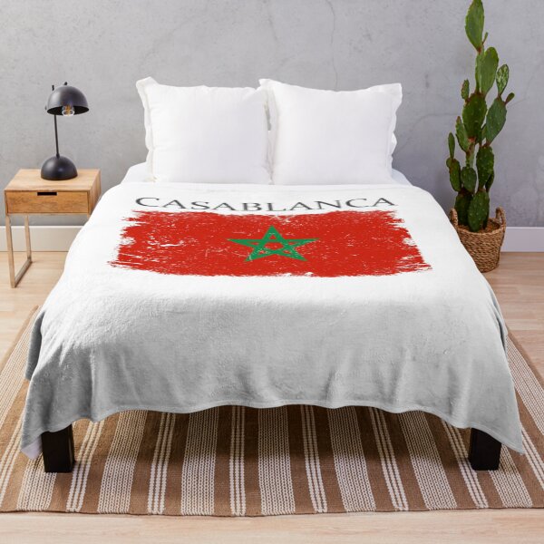 Artikelvorschau, Casablanca Morocco Flag Morocco Tourist Casablanca Visitor entworfen und verkauft von farhanhafeez.