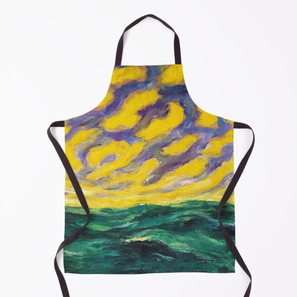 Item preview, Autumn sea with herringbone clouds nautical maritime seascape painting, circa 1911, by Emil Nolde designed and sold by Jéanpaul Ferro.