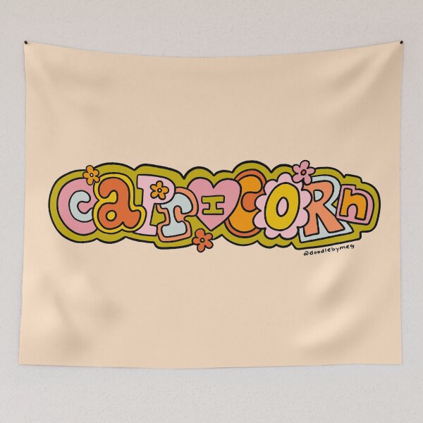 Item preview, Capricorn Doodle Letters designed and sold by doodlebymeg.