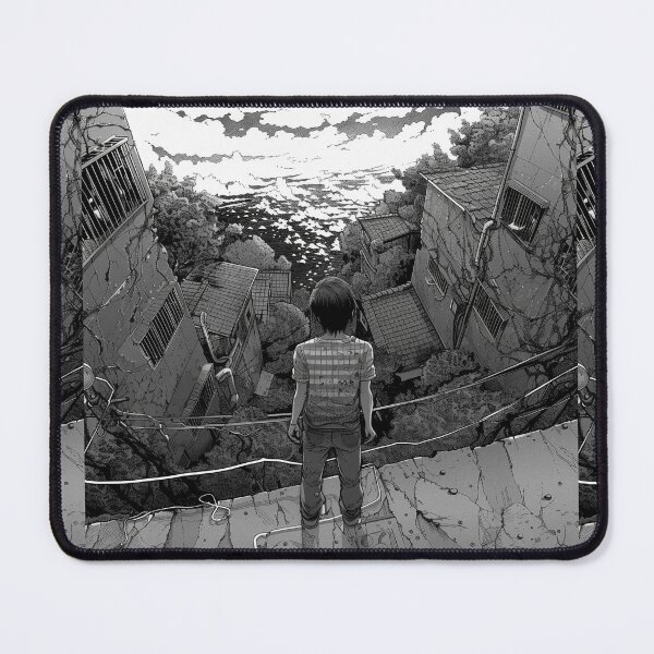 Item preview, descent – melancholic black and white manga anime boy designed and sold by ForsakenFrames.