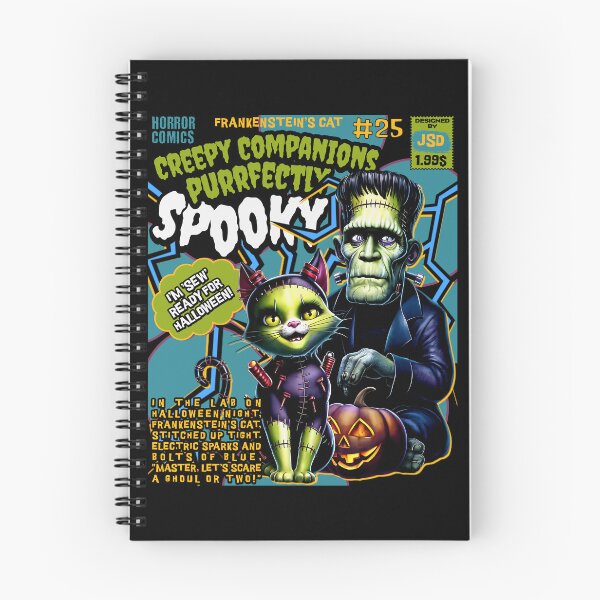 Item preview, HALLOWEEN FRANKENSTEIN'S CAT designed and sold by justyna-s28.