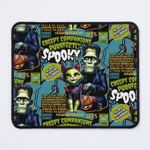 Item preview, HALLOWEEN FRANKENSTEIN'S CAT designed and sold by justyna-s28.
