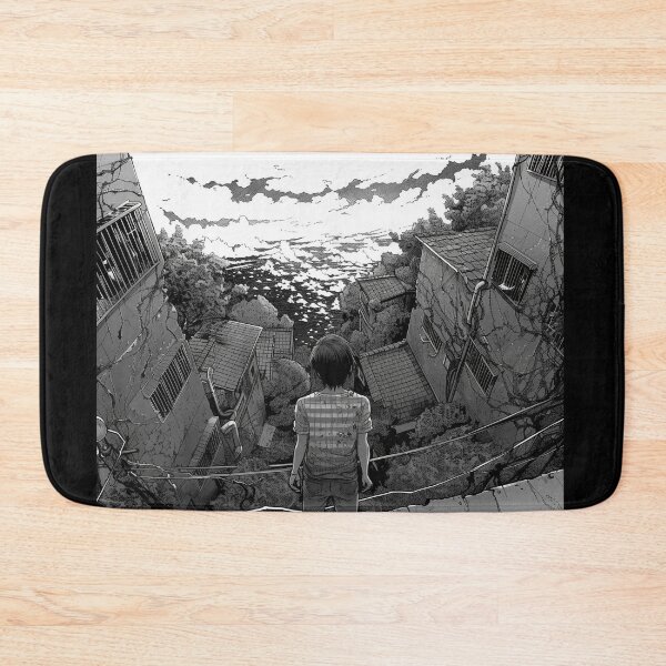 Item preview, descent – melancholic black and white manga anime boy designed and sold by ForsakenFrames.