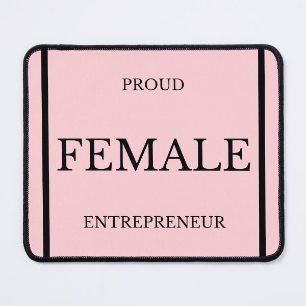 Item preview, Proud Female Entrepreneur Pink Quote designed and sold by Laura Dawson.