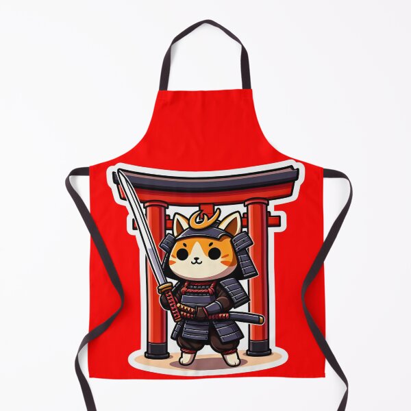 Item preview, Samurai Cat Sticker designed and sold by kateds14.