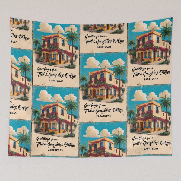 Item preview, Teul de Gonzalez Ortega Zacatecas Mexico Magic Town Postcard Vintage Travel designed and sold by TravelPostcardGems.