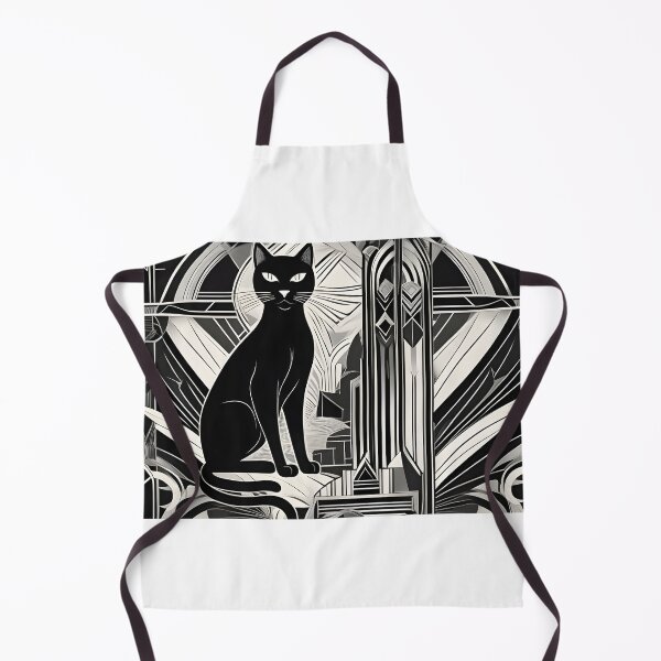 Item preview, Art Deco Black Cat design designed and sold by Soccer4ja9.