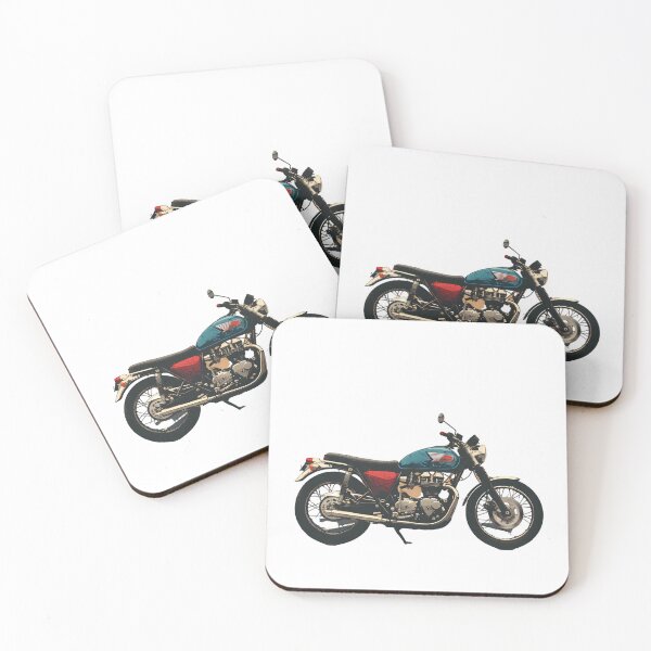 Item preview, Clasica Motocicleta Vintage en Fondo Negro Ilustracion a Mano designed and sold by mrmonsif.