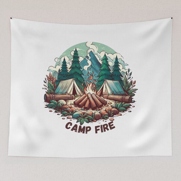 Item preview, camp fire designed and sold by thesunwave.