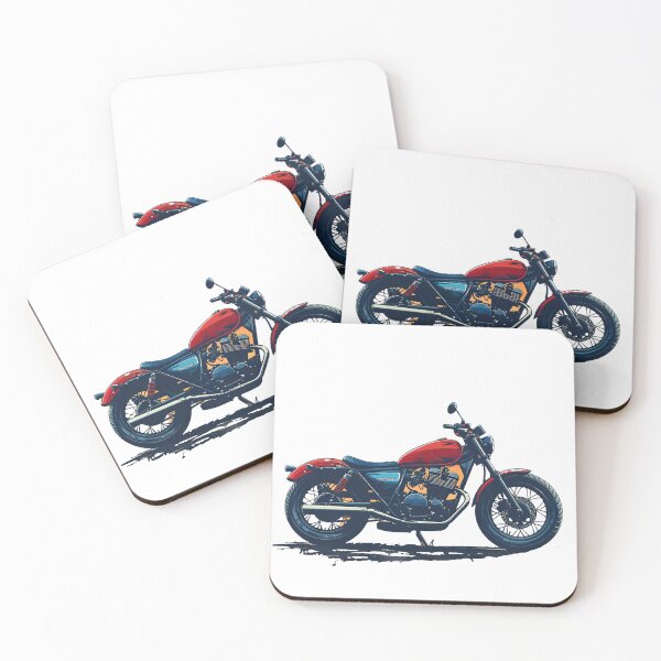 Item preview, Vintage Motorcycle Hand Drawn Vector Illustration on Black Background designed and sold by mrmonsif.