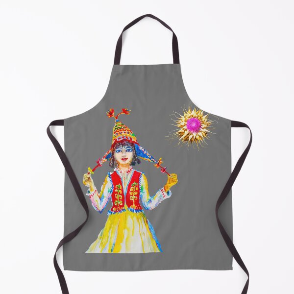 Item preview, A girl wearing traditional, colorful attire designed and sold by annasofia.
