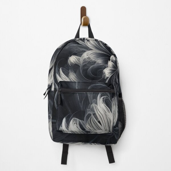 Item preview, Abstract black floral pattern designed and sold by Maximilianos.