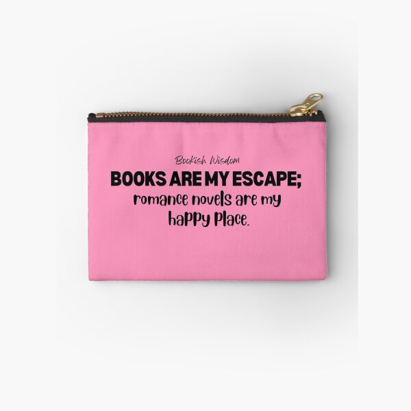 Item preview, Bookish Wisdom: Books are my escape; romance novels are my happy place. designed and sold by marlynlove.