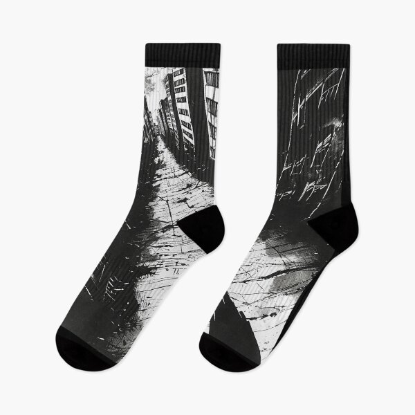 Item preview, Wretched – melancholic black and white manga anime  designed and sold by ForsakenFrames.