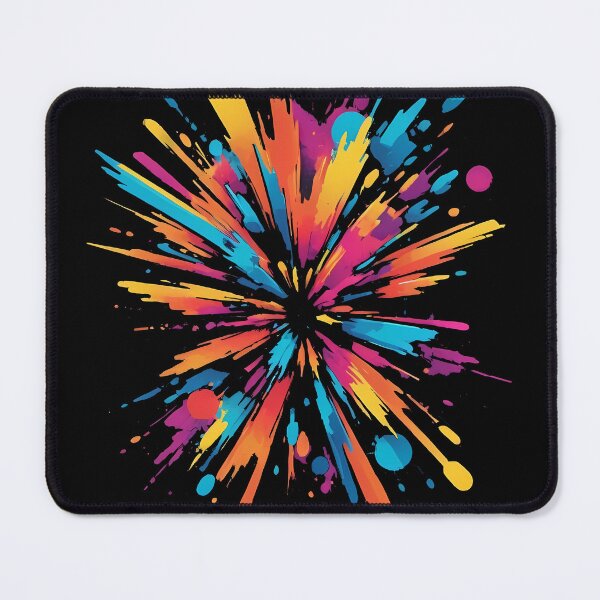 Item preview, Vibrant Explosion Abstract Art designed and sold by SeamPix.