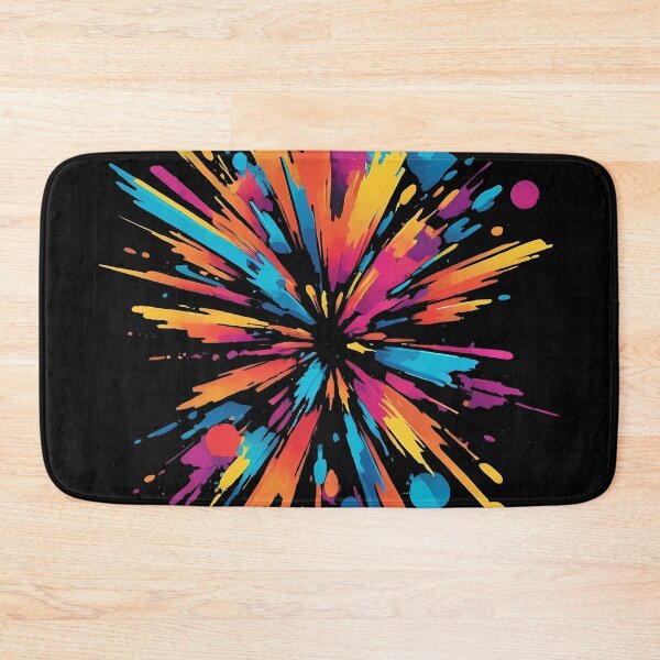 Item preview, Vibrant Explosion Abstract Art designed and sold by SeamPix.