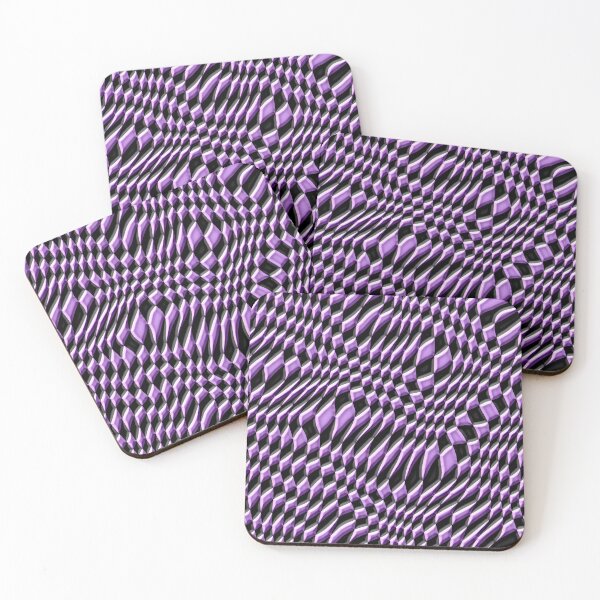 Item preview, Wavey Lavender and Black Checkerboard  Pattern designed and sold by TheRulerofEarth.