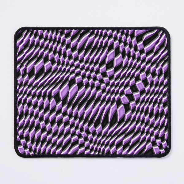 Item preview, Wavey Lavender and Black Checkerboard  Pattern designed and sold by TheRulerofEarth.