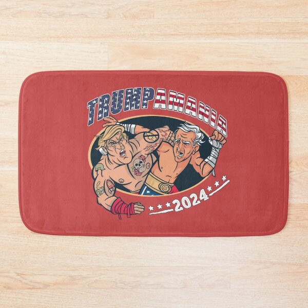 Item preview, Trumpamania 2024 Election USA Patriotic Wrestling Trump Fan designed and sold by Ransyn Art.