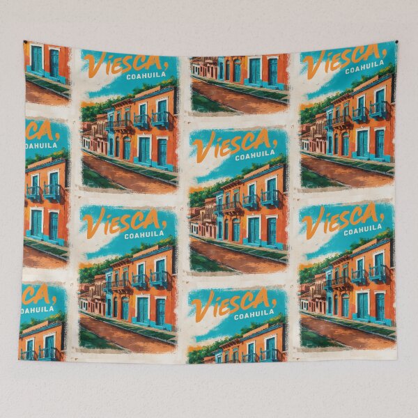 Item preview, Viesca Coahuila Mexico Magic Town Postcard Vintage Travel designed and sold by TravelPostcardGems.