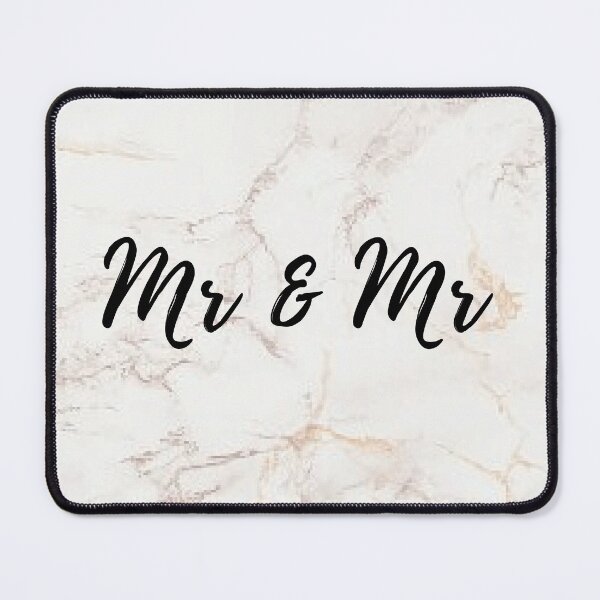 Item preview, Mr & Mr Pink Marble and Rose Gold Print designed and sold by Laura Dawson.