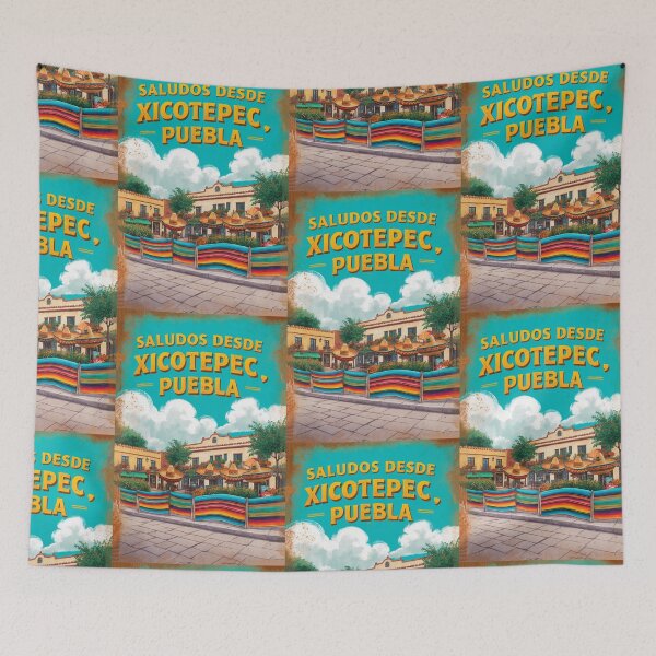 Item preview, Xicotepec Puebla Mexico Magic Town Postcard Vintage Travel designed and sold by TravelPostcardGems.