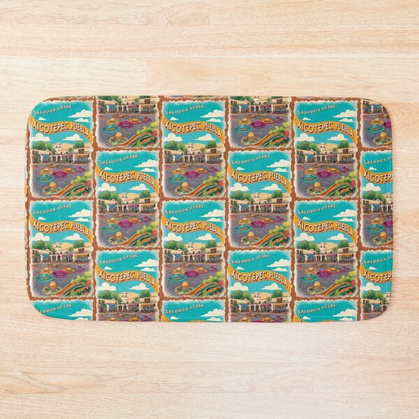 Item preview, Xicotepec Puebla Mexico Magic Town Postcard Vintage Travel designed and sold by TravelPostcardGems.