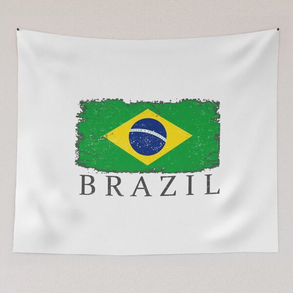 Artikelvorschau, Brazil Country Flag Brazil Tourist Brazil Country Team entworfen und verkauft von farhanhafeez.