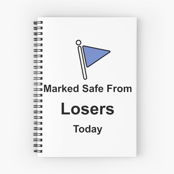 Item preview, Marked Safe From Losers Today designed and sold by muskitt.