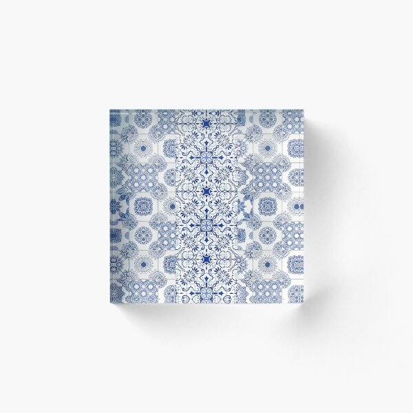 Item preview, Blue and White Tiles Patterns designed and sold by FAONIM.