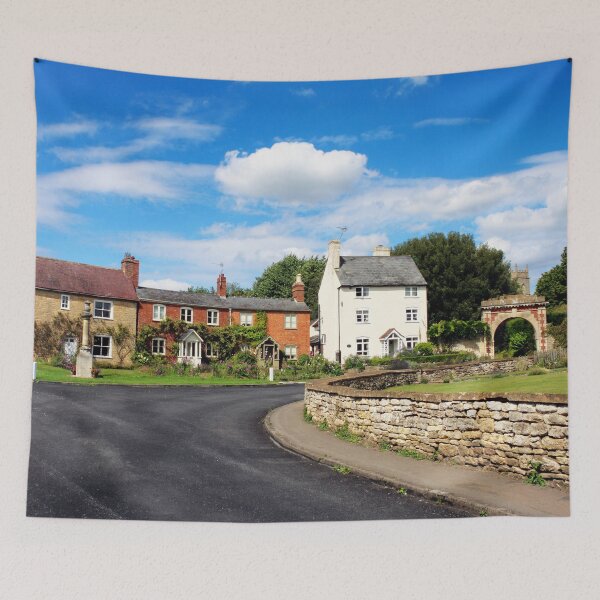Item preview, Village scene. designed and sold by ScenicViewPics.