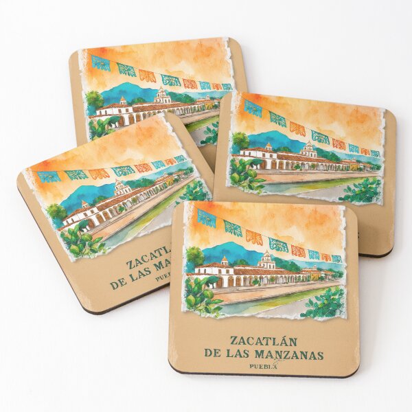 Item preview, Zacatlán de las Manzanas Puebla México Pueblo Mágico Postal Vintage Travel designed and sold by TravelPostcardGems.