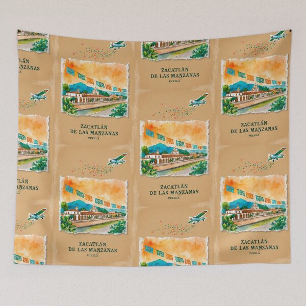 Item preview, Zacatlan de las Manzanas Puebla Mexico Magic Town Postcard Vintage Travel designed and sold by TravelPostcardGems.