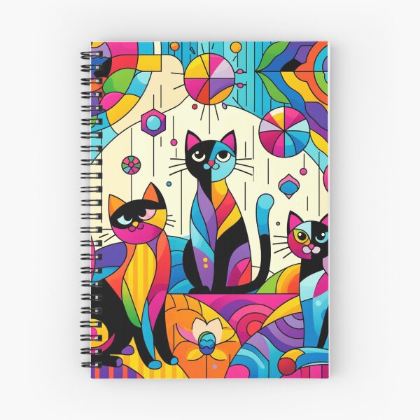 Item preview, Colorful Cats Artwork designed and sold by BubandAika.