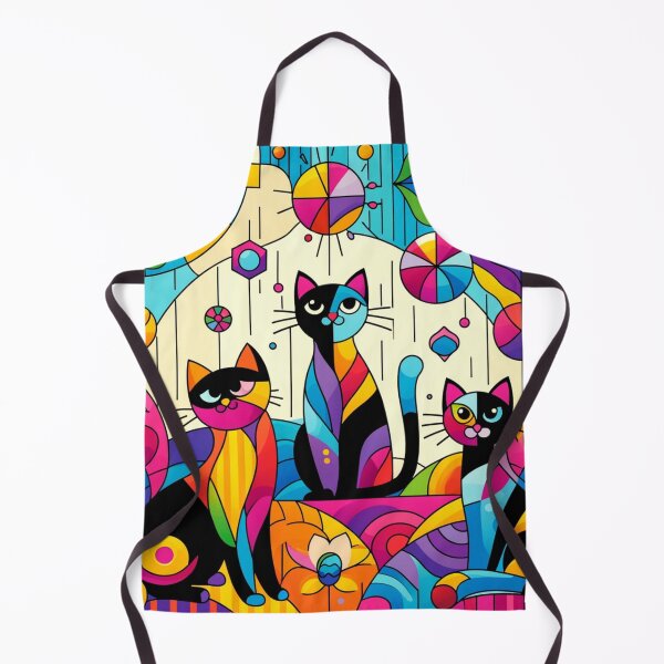 Item preview, Colorful Cats Artwork designed and sold by BubandAika.