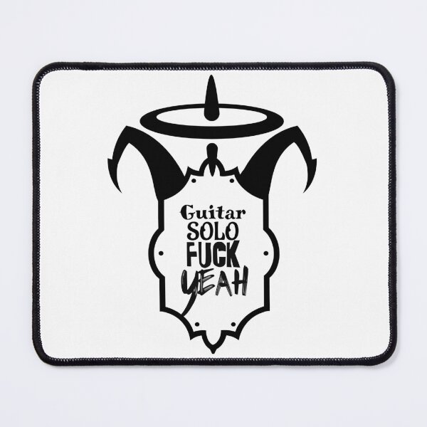 Item preview, HAZBIN GUITAR SOLO F YEAH BLCK designed and sold by angsty-angst.