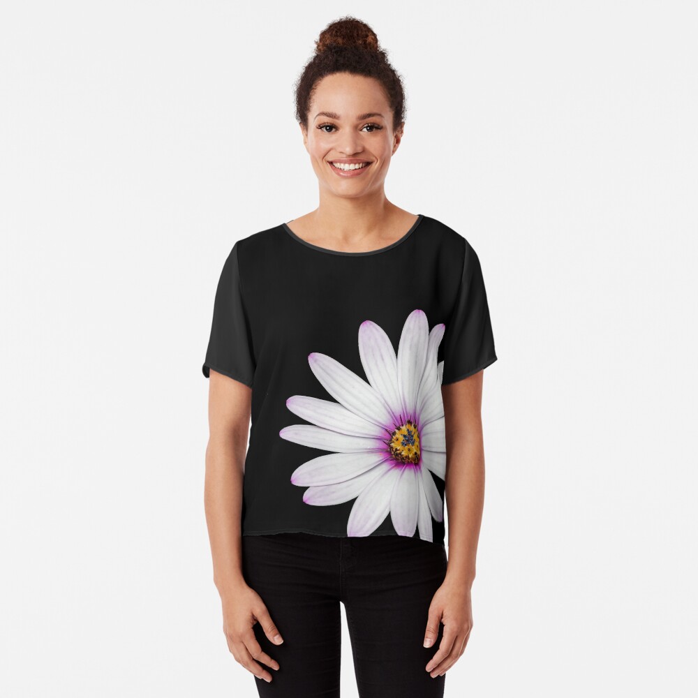 African Daisy Chiffon Top