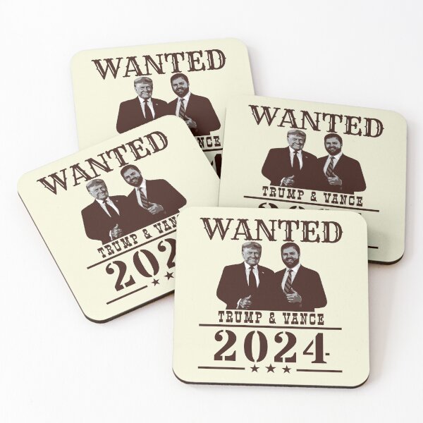 Item preview, WANTED Trump & Vance 2024 designed and sold by Decamegashop.