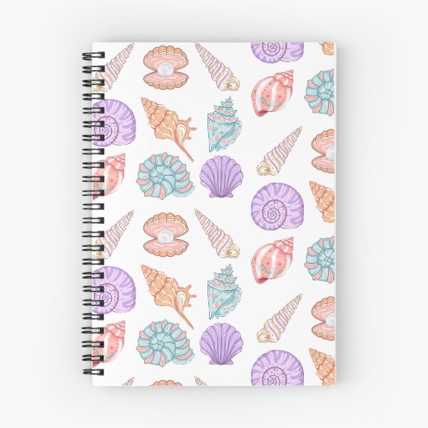Item preview, Colorful Pastel Sea Shells Vector Set designed and sold by Alex Jade.