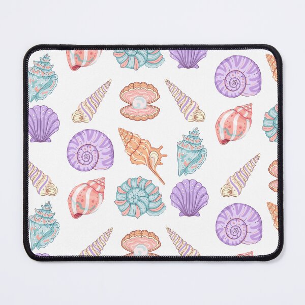 Item preview, Colorful Pastel Sea Shells Vector Set designed and sold by Alex Jade.