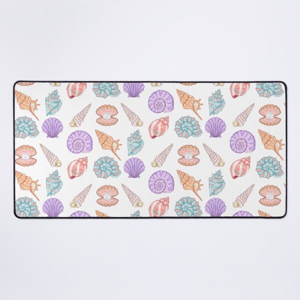 Item preview, Colorful Pastel Sea Shells Vector Set designed and sold by Alex Jade.