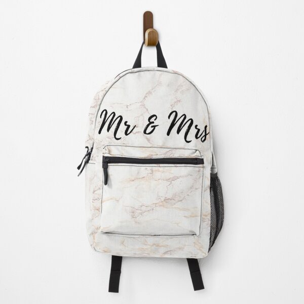 Item preview, Mr & Mrs Pink Marble and Rose Gold Print designed and sold by Laura Dawson.
