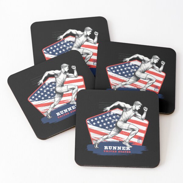 Item preview, RUNNER - USA - SPORT SQUAD - 1 designed and sold by ArtProjectShop.