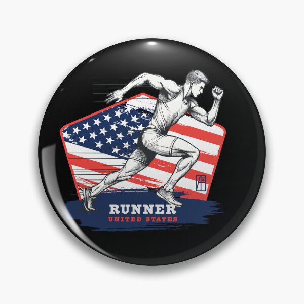 Item preview, RUNNER - USA - SPORT SQUAD - 1 designed and sold by ArtProjectShop.