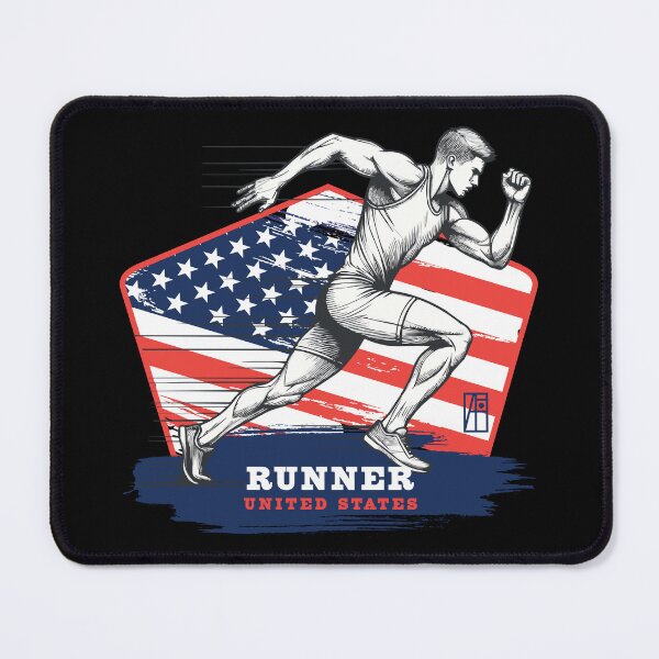 Item preview, RUNNER - USA - SPORT SQUAD - 1 designed and sold by ArtProjectShop.